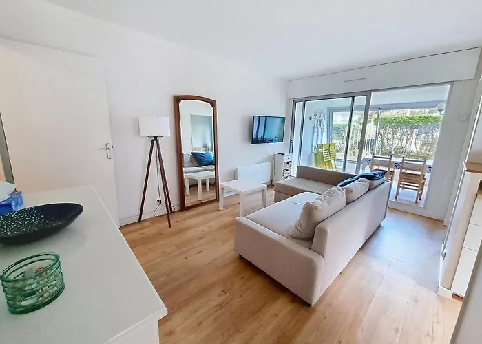 Rez-de-jardin Proche Mer, 4 Couchages - Fr-1-746-31 דירה